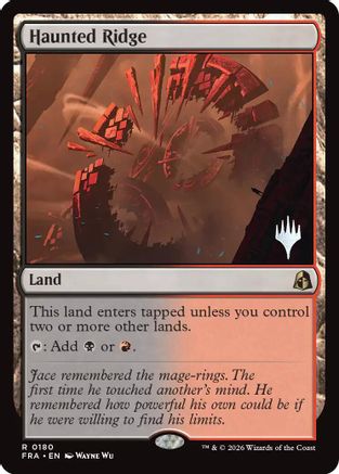 Haunted Ridge (PPFRA-180) - Promo Pack: Reality Fracture Foil - Card Brawlers