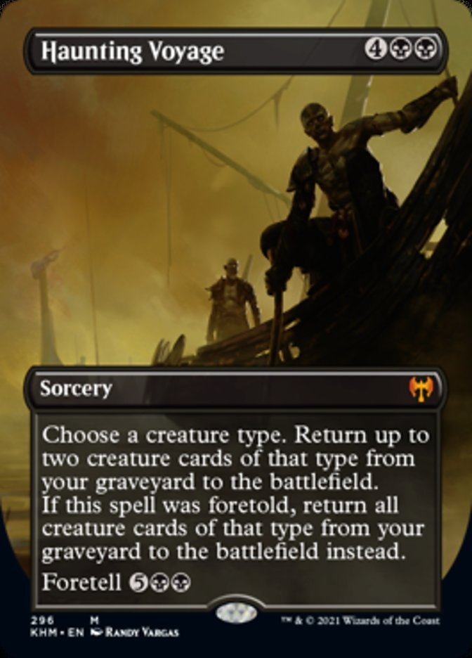 Haunting Voyage (Borderless Alternate Art) [Kaldheim] - Card Brawlers