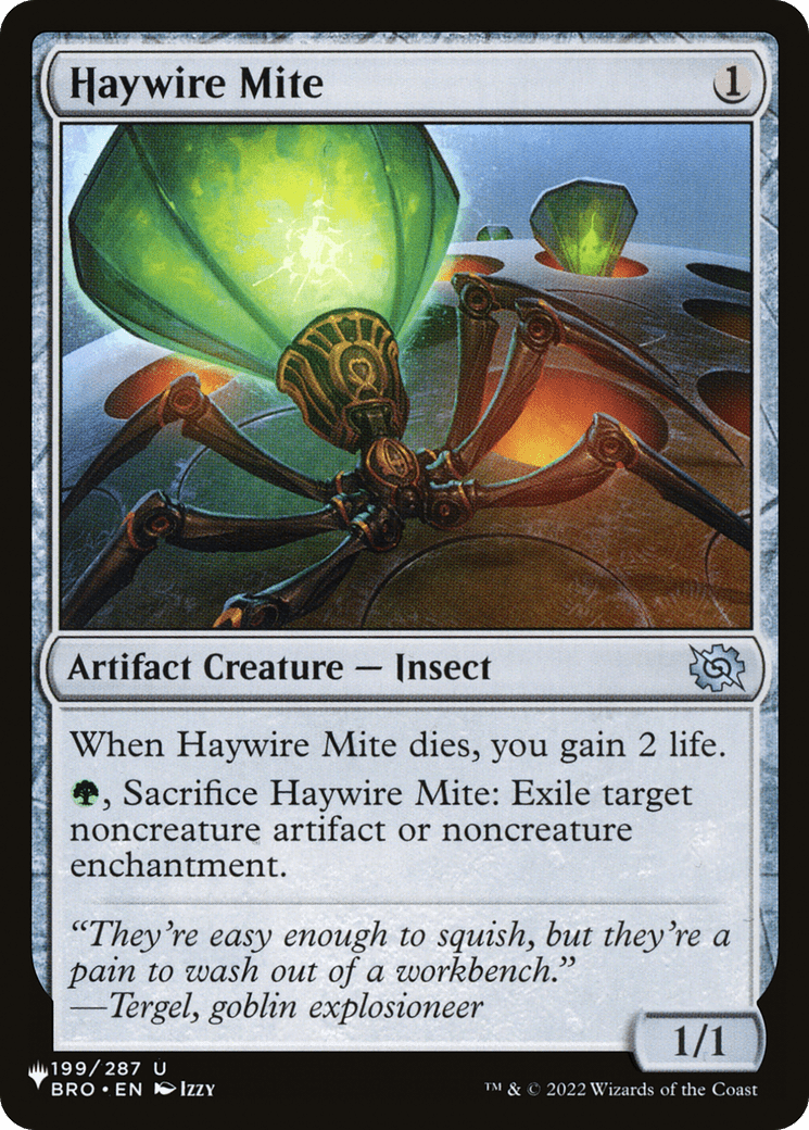 Haywire Mite [The List] - Card Brawlers