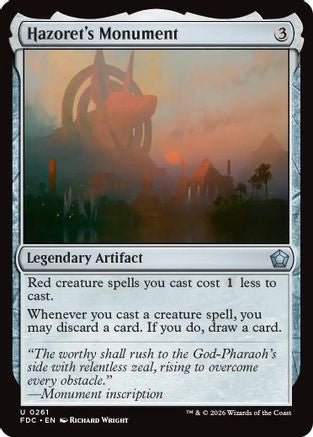 Hazoret's Monument (FDC-261) - Commander: Foundations - Card Brawlers