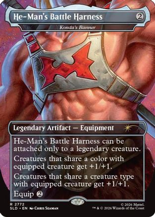 He-Man's Battle Harness - Konda's Banner (SLD-2772) - Secret Lair Drop Series Foil - Card Brawlers