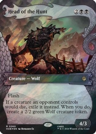 Head of the Hunt (Showcase) (Surge Foil) (HOB-260) - The Hobbit Foil - Card Brawlers