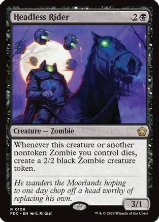 Headless Rider (FDC-106) - Commander: Foundations - Card Brawlers
