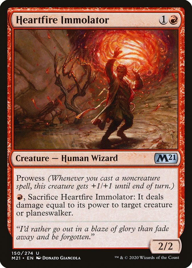 Heartfire Immolator [Core Set 2021] - Card Brawlers