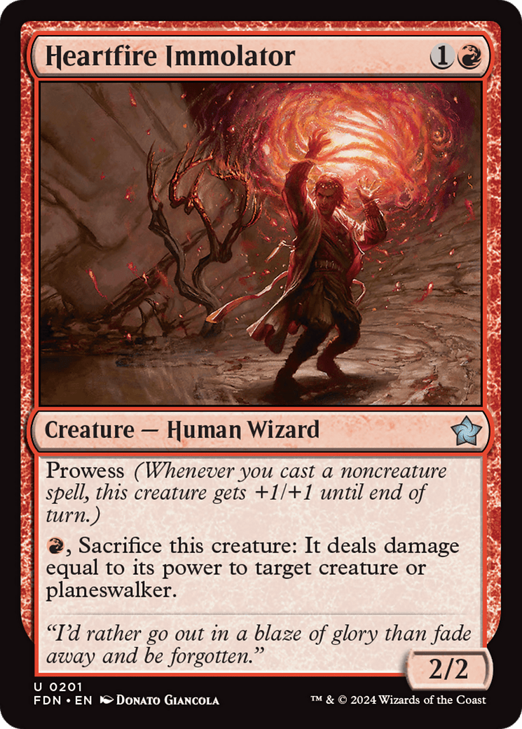 Heartfire Immolator [Foundations] - Card Brawlers