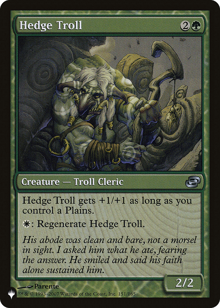 Hedge Troll [The List] - Card Brawlers