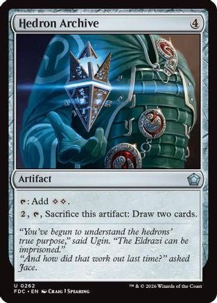 Hedron Archive (FDC-262) - Commander: Foundations - Card Brawlers