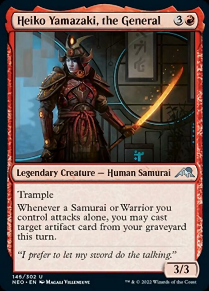 Heiko Yamazaki, the General [Kamigawa: Neon Dynasty] - Card Brawlers