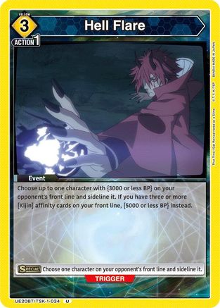 Hell Flare (UE20BT/TSK-1-034) - UE20BT That Time I Got Reincarnated as a Slime - Card Brawlers