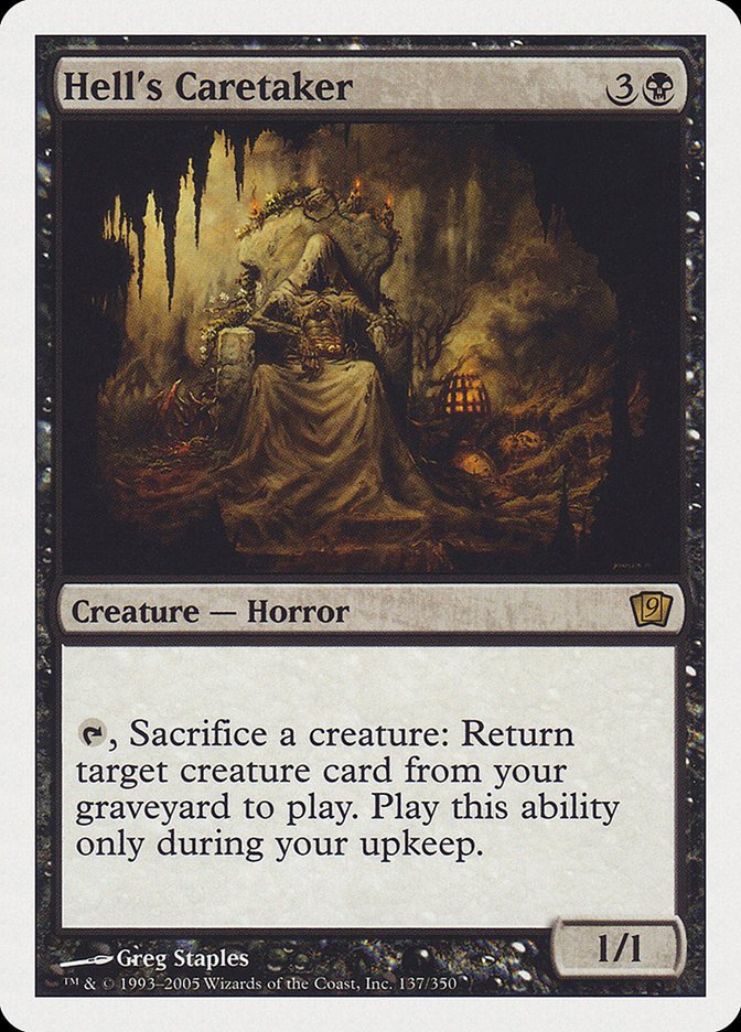 Hell's Caretaker (9th Edition) [Oversize Cards] - Card Brawlers