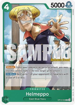 Helmeppo (OP12-033) - Legacy of the Master Release Event Cards - Card Brawlers