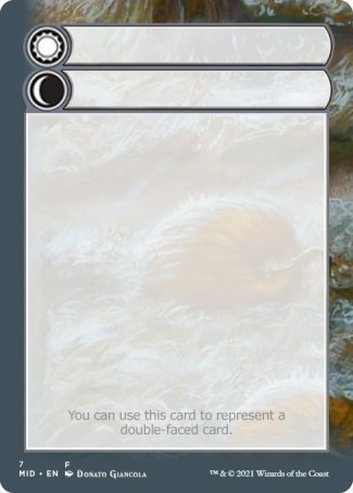 Helper Card (7/9) [Innistrad: Midnight Hunt Tokens] - Card Brawlers