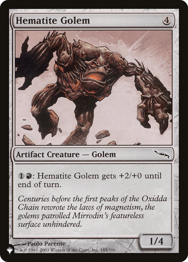 Hematite Golem [The List] - Card Brawlers