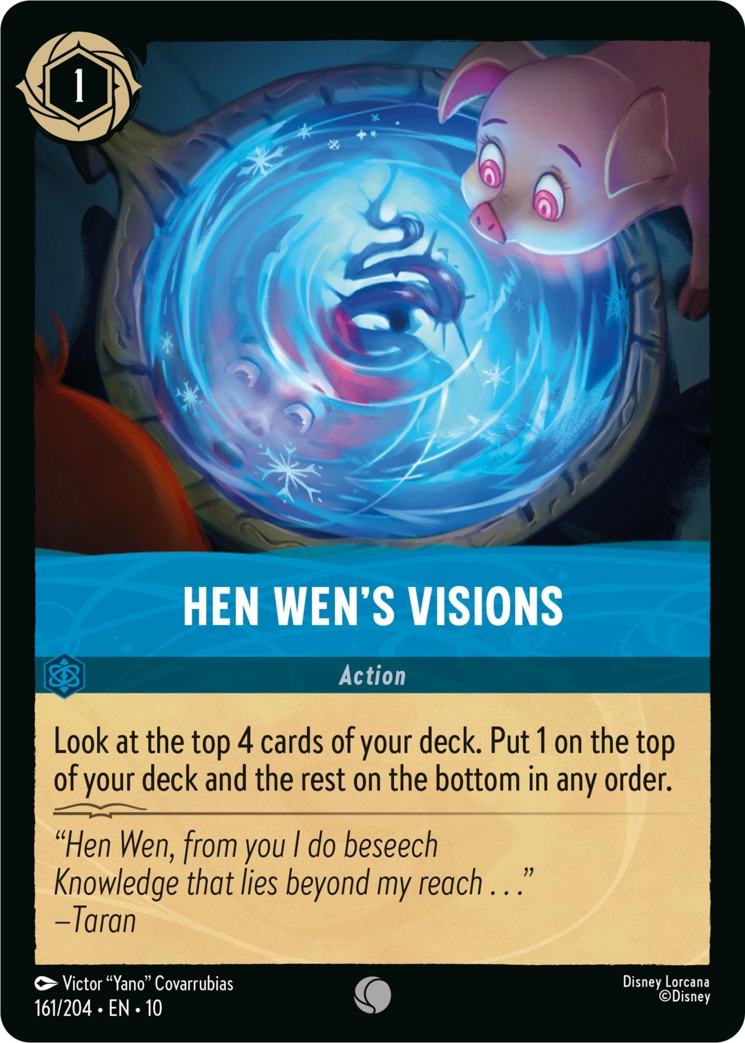 Hen Wen's Visions (161/204) [Whispers in the Well] - Card Brawlers