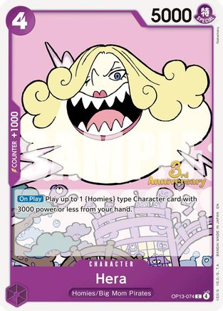 Hera (OP13-074) - Carrying On His Will: 3rd Anniversary Tournament Cards - Card Brawlers