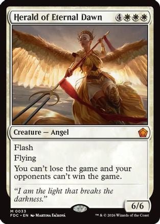Herald of Eternal Dawn (FDC-033) - Commander: Foundations - Card Brawlers