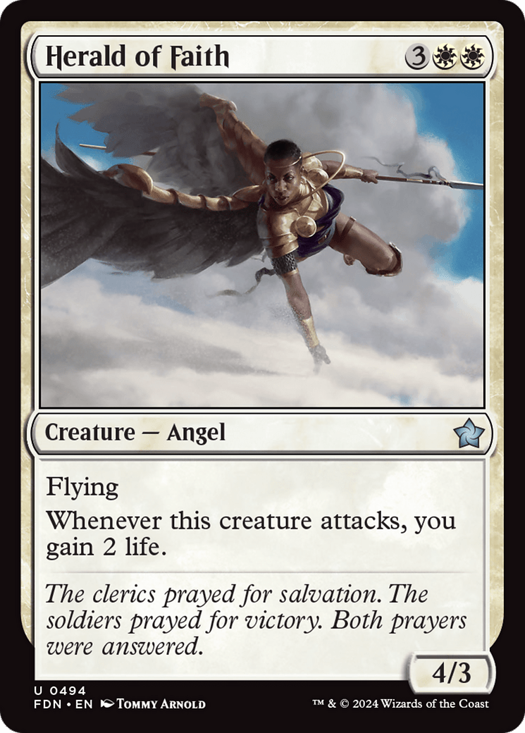Herald of Faith [Foundations] - Card Brawlers