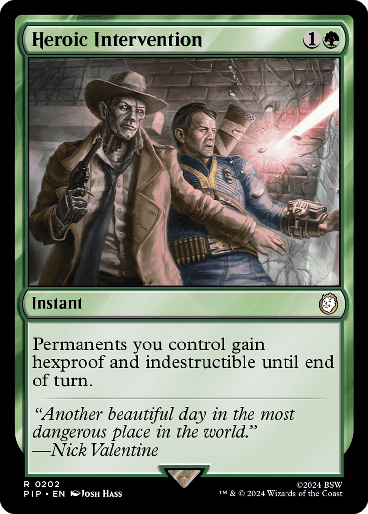 Heroic Intervention [Fallout] - Card Brawlers