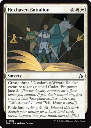 Hexhaven Battalion (FRA-012) - Reality Fracture Foil - Card Brawlers