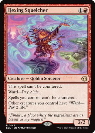 Hexing Squelcher (PPECL-145) - Promo Pack: Lorwyn Eclipsed - Card Brawlers
