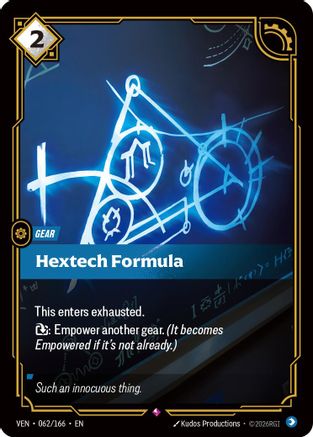 Hextech Formula (062/166) - Vendetta Foil - Card Brawlers