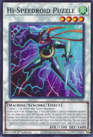 Hi-Speedroid Puzzle (LAVD-ENS28) - Legendary Arc-V Decks 1st Edition - Card Brawlers