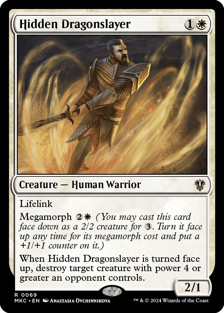 Hidden Dragonslayer [Murders at Karlov Manor Commander] - Card Brawlers