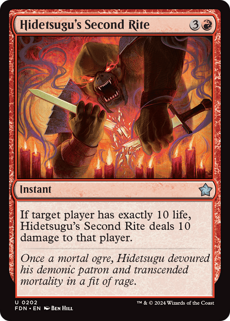 Hidetsugu's Second Rite [Foundations] - Card Brawlers