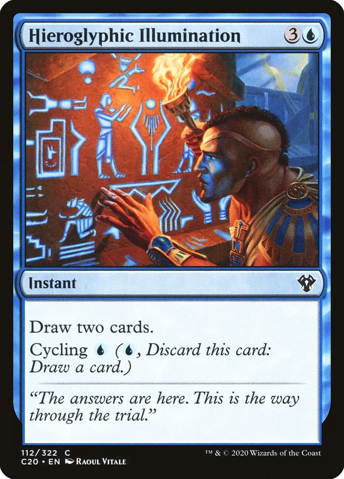 Hieroglyphic Illumination [Commander 2020] - Card Brawlers