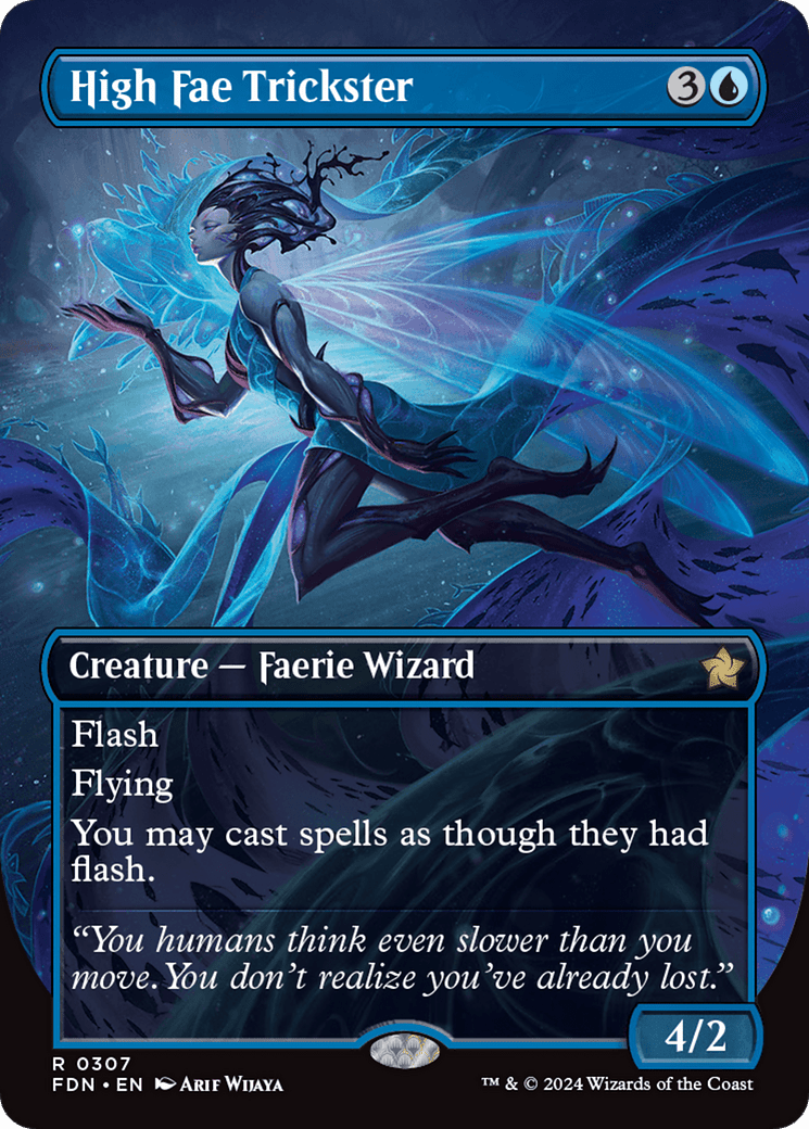 High Fae Trickster (Borderless) [Foundations] - Card Brawlers