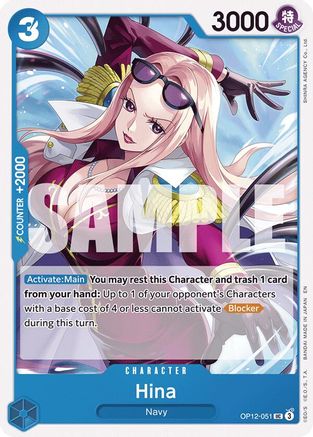 Hina (OP12-051) - Legacy of the Master - Card Brawlers