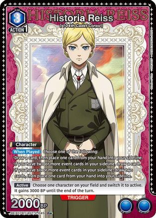 Historia Reiss (045) (R*) (UEX07BT/AOT-2-045) - UEX07BT Attack on Titan Vol 2 Foil - Card Brawlers