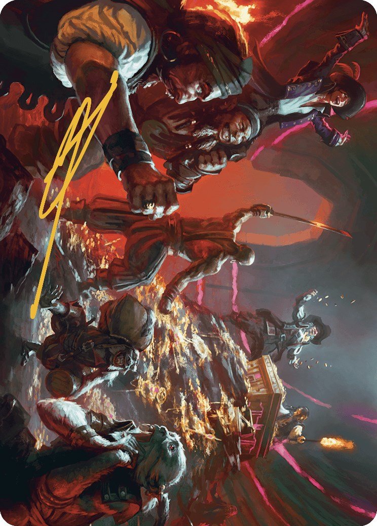 Hit the Mother Lode Art Card (Gold - Stamped Signature) [The Lost Caverns of Ixalan Art Series] - Card Brawlers