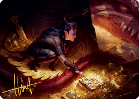 Hoard Robber Art Card (Gold - Stamped Signature) [Dungeons & Dragons: Adventures in the Forgotten Realms Art Series] - Card Brawlers