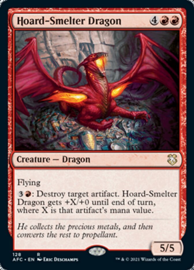 Hoard - Smelter Dragon [Dungeons & Dragons: Adventures in the Forgotten Realms Commander] - Card Brawlers