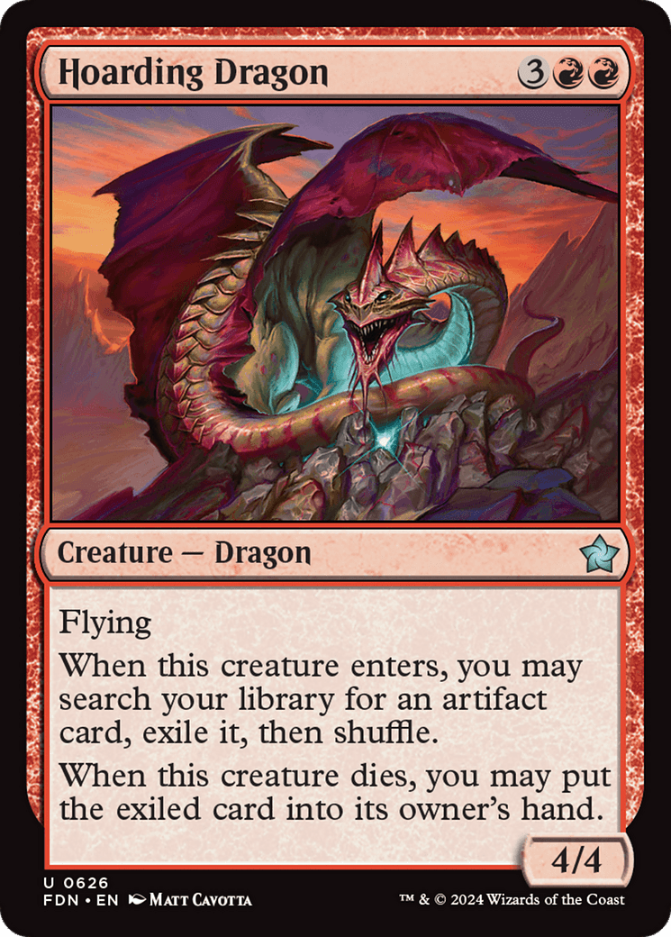Hoarding Dragon [Foundations] - Card Brawlers