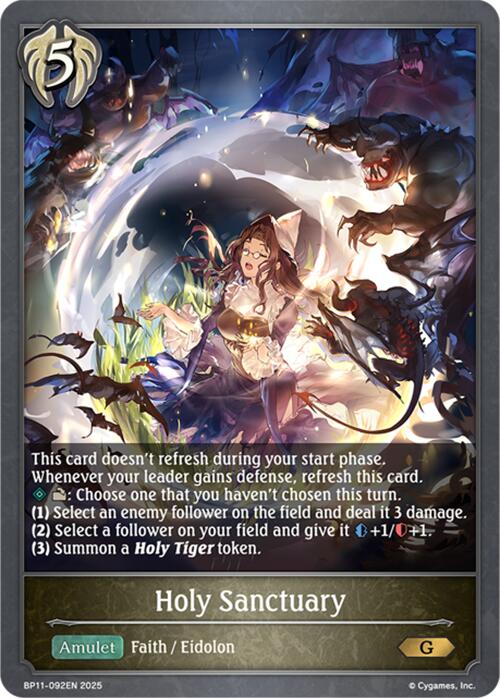 Holy Sanctuary (BP11 - 092EN) [Bullet of Fate] - Card Brawlers
