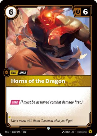 Horns of the Dragon (118/166) - Vendetta - Card Brawlers