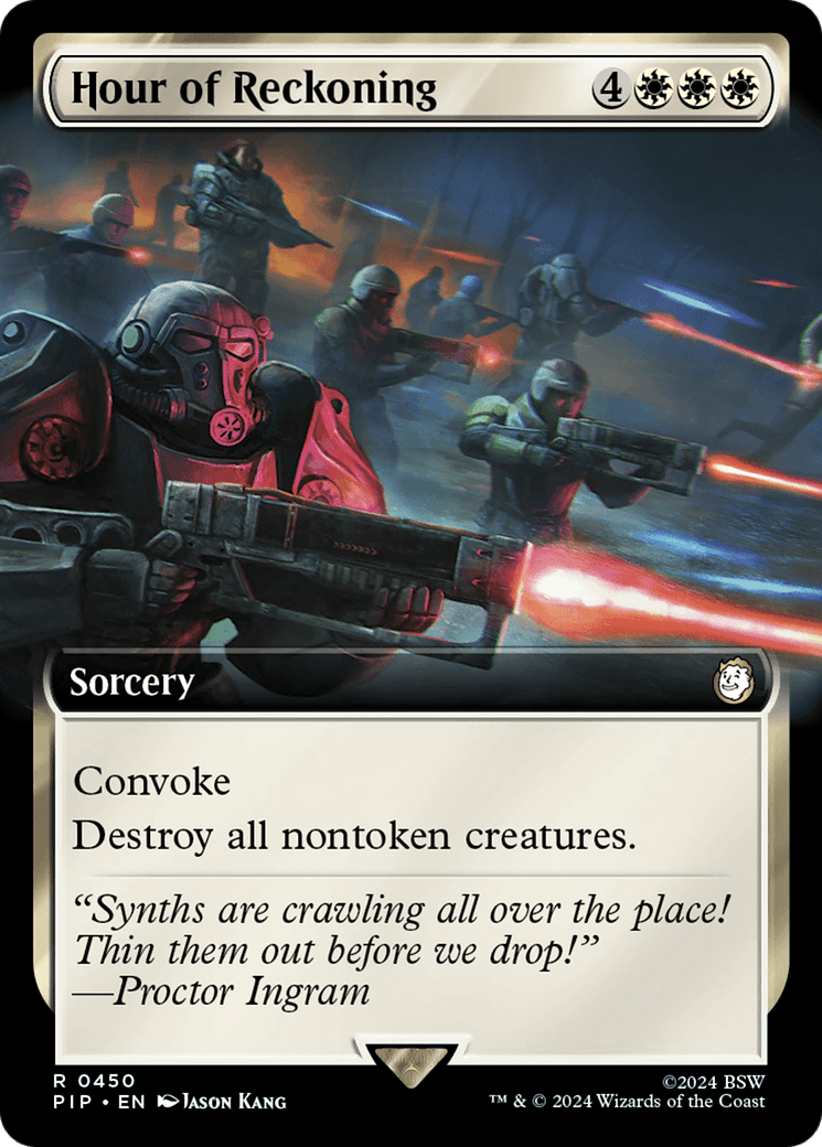 Hour of Reckoning (Extended Art) [Fallout] - Card Brawlers