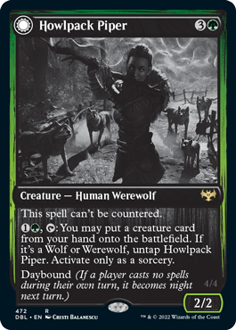 Howlpack Piper // Wildsong Howler [Innistrad: Double Feature] - Card Brawlers
