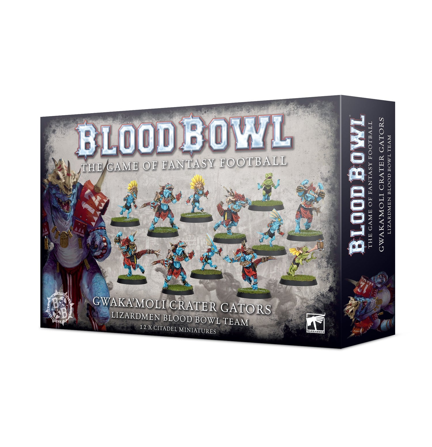 Blood Bowl - Lizardmen - Gwaka'moli Crater Gators