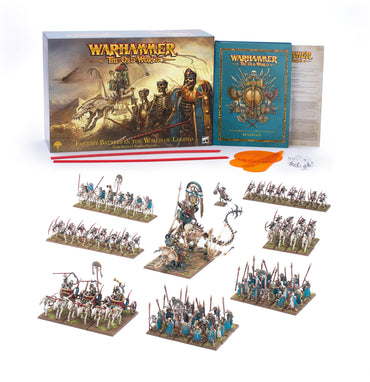 Warhammer: the Old World Core Set: - Tomb Kings of Khemri Edition (PREORDER) January 20, 2023 - Card Brawlers | Quebec | Canada | Yu-Gi-Oh!