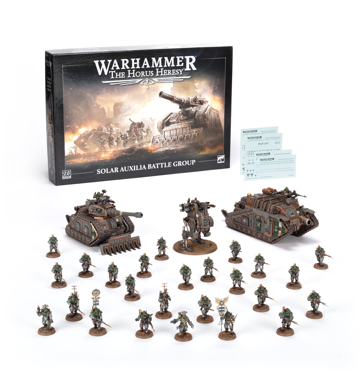 Warhammer: The Horus Heresy - Solar Auxiliary Battle Group (PREORDER) March 16, 2024 - Card Brawlers | Quebec | Canada | Yu-Gi-Oh!