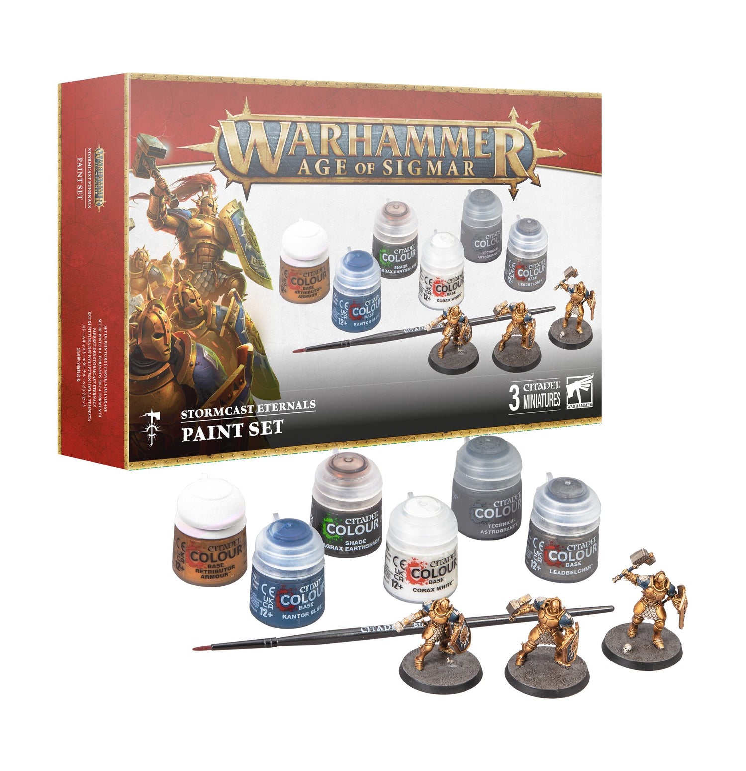 Warhammer Age of Sigmar Stormcast Eternals Paint Set - Games Workshop - Card Brawlers | Quebec | Canada |