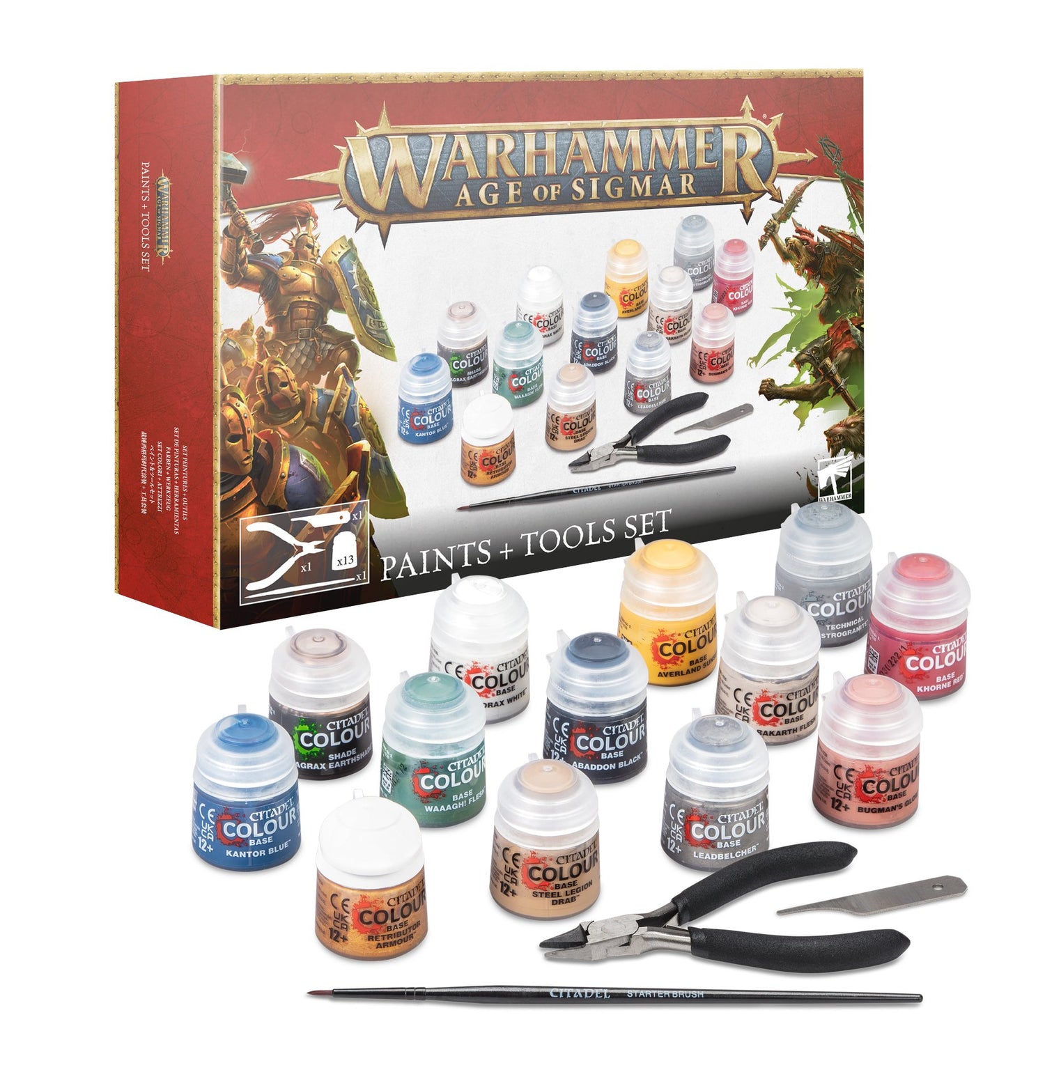 Warhammer Age of Sigmar: Paints + Tools Set - Games Workshop - Card Brawlers | Quebec | Canada |