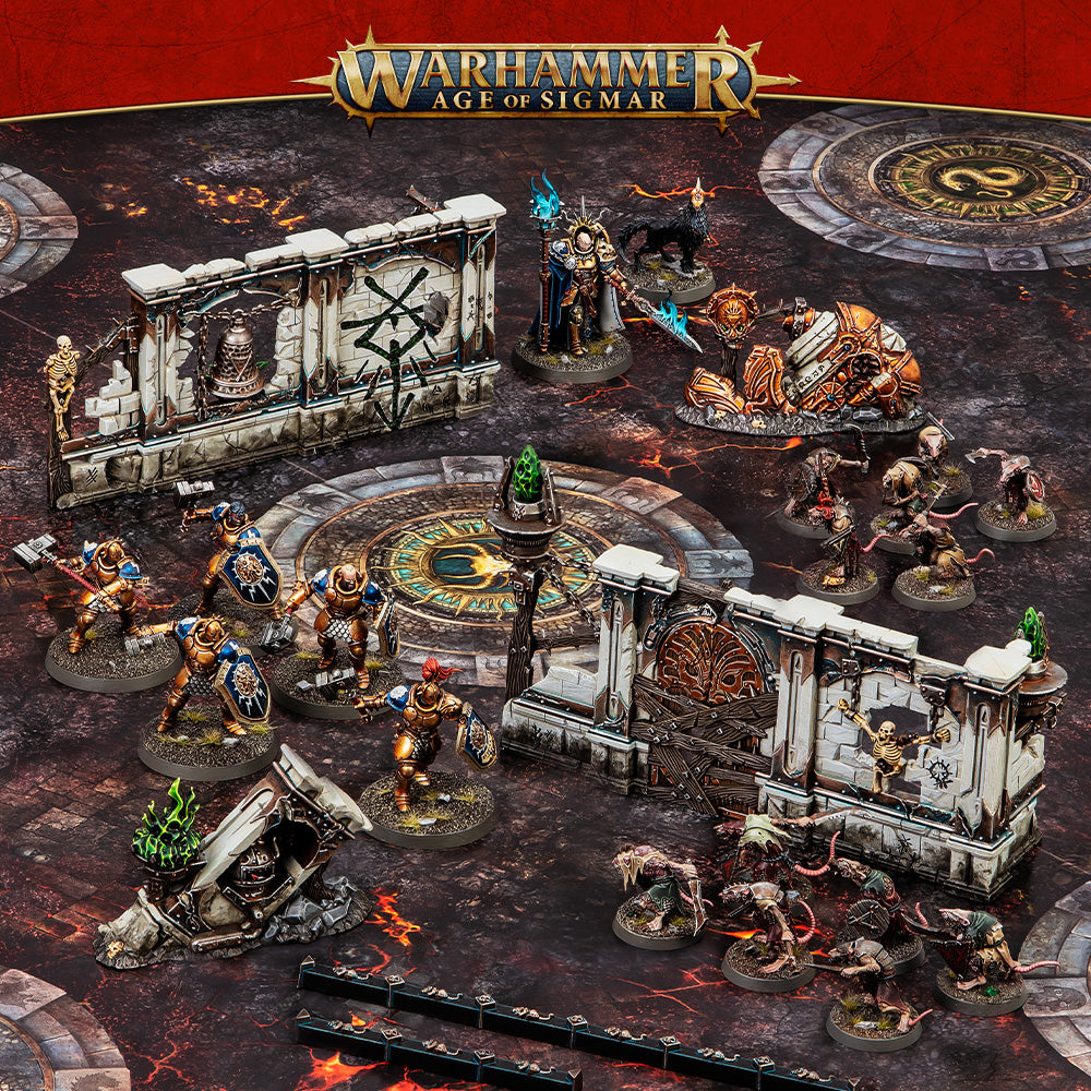 Warhammer Age of Sigmar Spearhead: Fire & Jade Gaming Pack