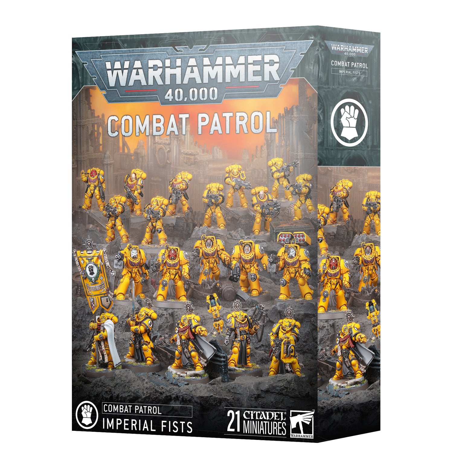 Combat Patrol: Imperial Fists (PREORDER) 20 September, 2025 - Games Workshop - Card Brawlers | Quebec | Canada |