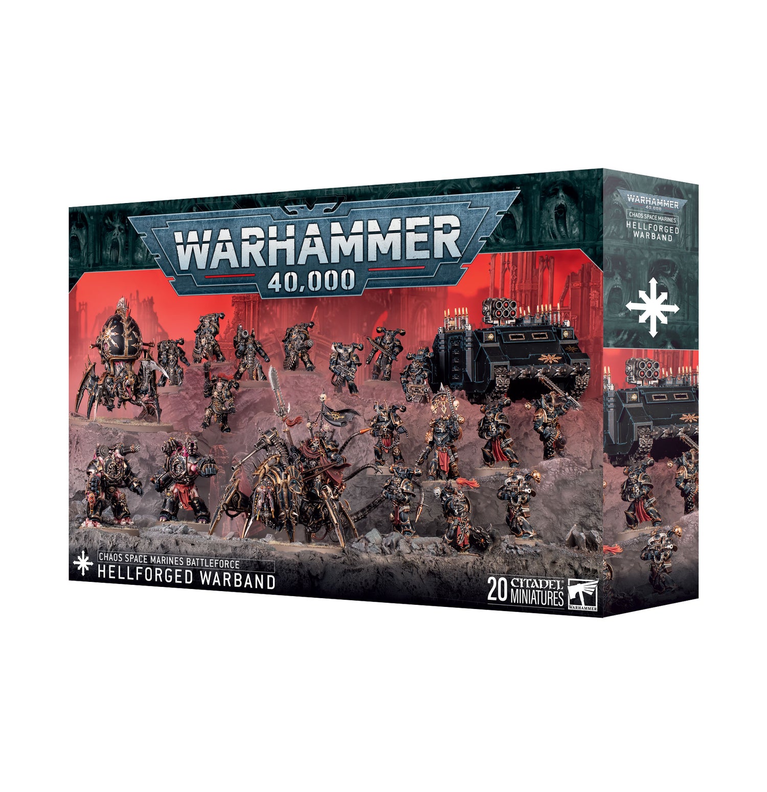Warhammer 40k - Chaos Space Marines - Battleforce - Hellforged Warband - Games Workshop - Card Brawlers | Quebec | Canada |