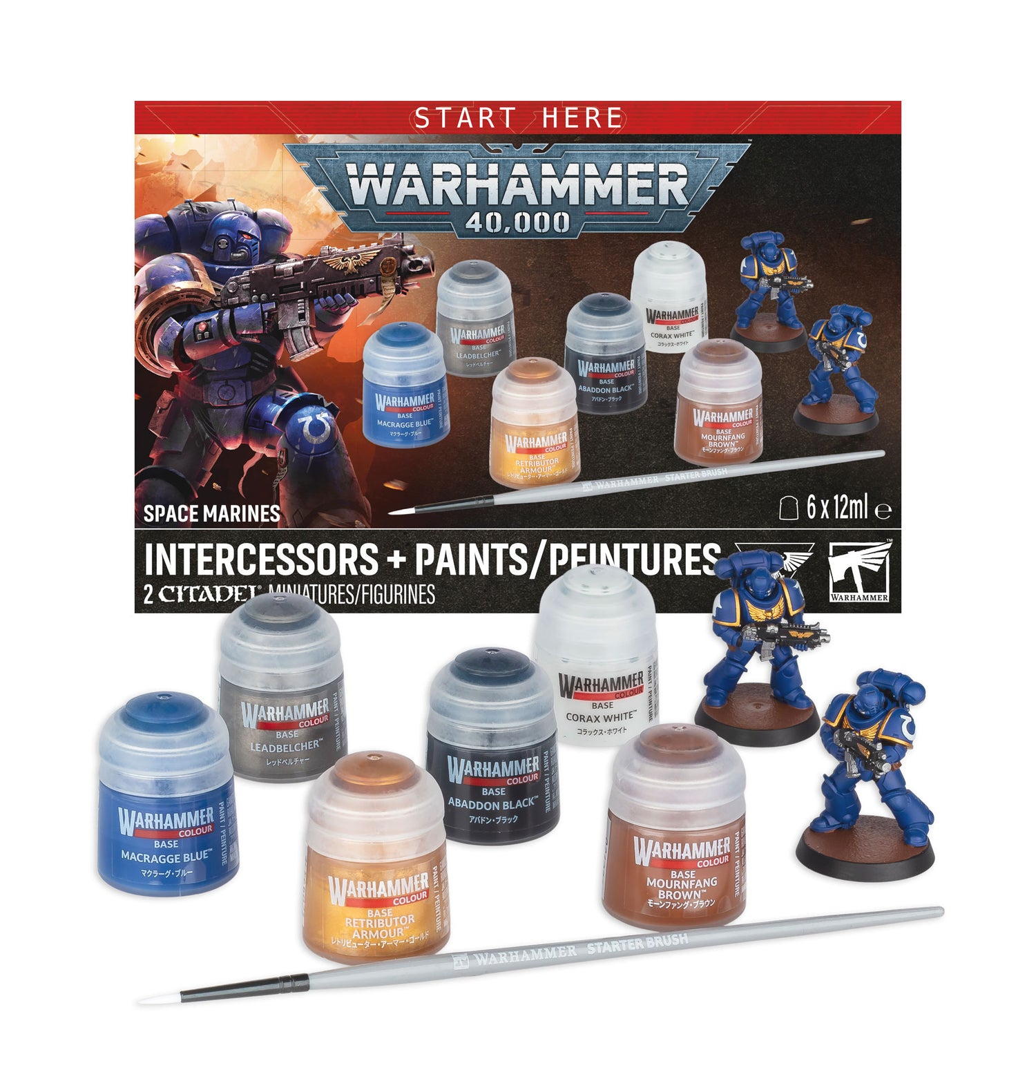 Warhammer 40k - Paints + Space Marines Intercesors (PREORDER) July 25th, 2026