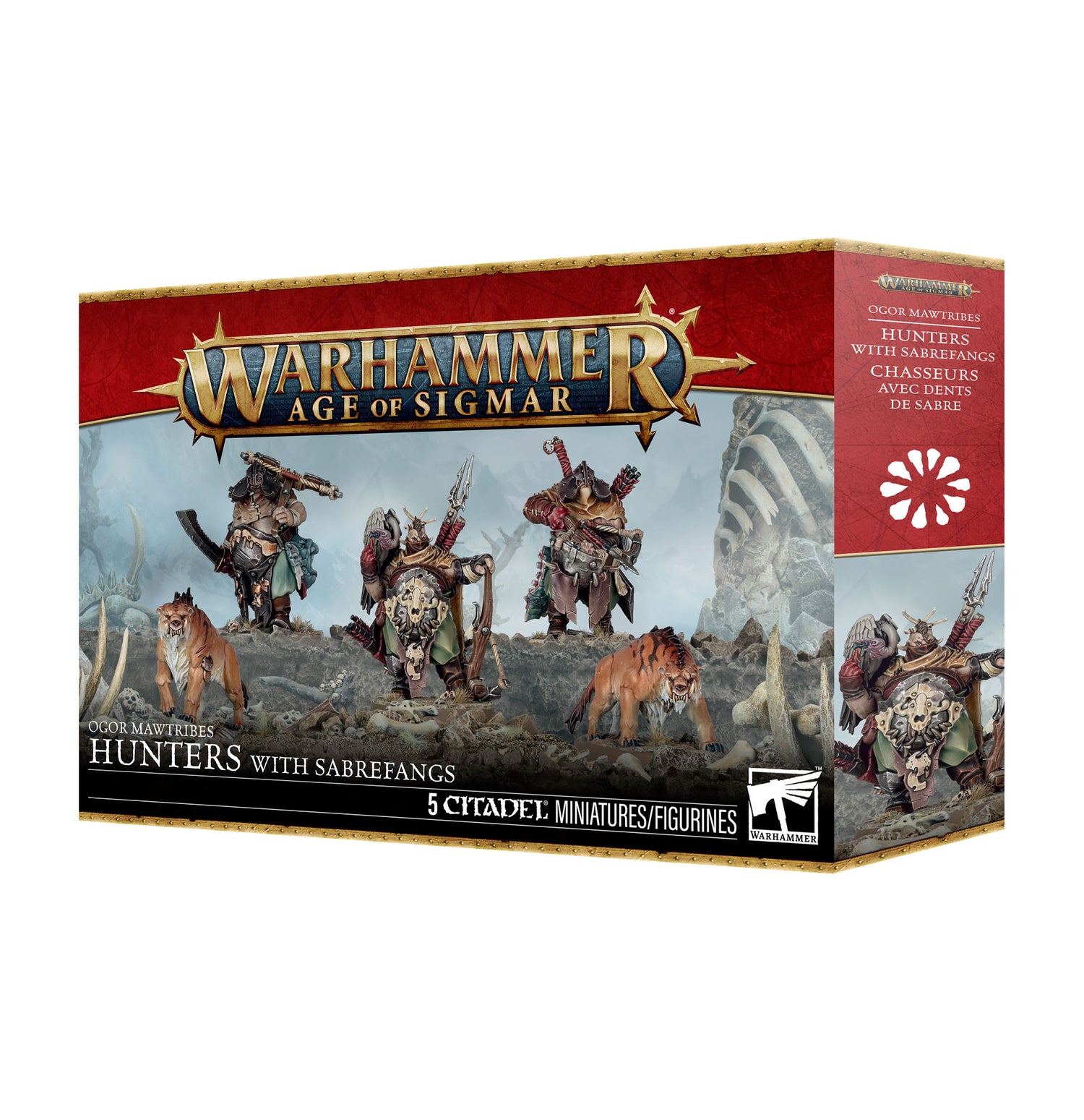 Age of Sigmar - Ogor Mawtribes - Hunters with Sabrefangs (PREORDER) August 29, 2026